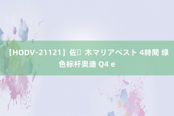 【HODV-21121】佐々木マリアベスト 4時間 绿色标杆奥迪 Q4 e