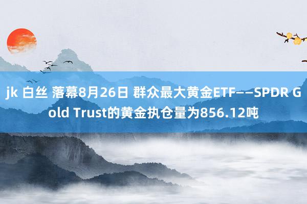 jk 白丝 落幕8月26日 群众最大黄金ETF——SPDR Gold Trust的黄金执仓量为856.12吨